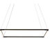Z-Bar LED 25.98 inch Matte Black Pendant Ceiling Light, Square